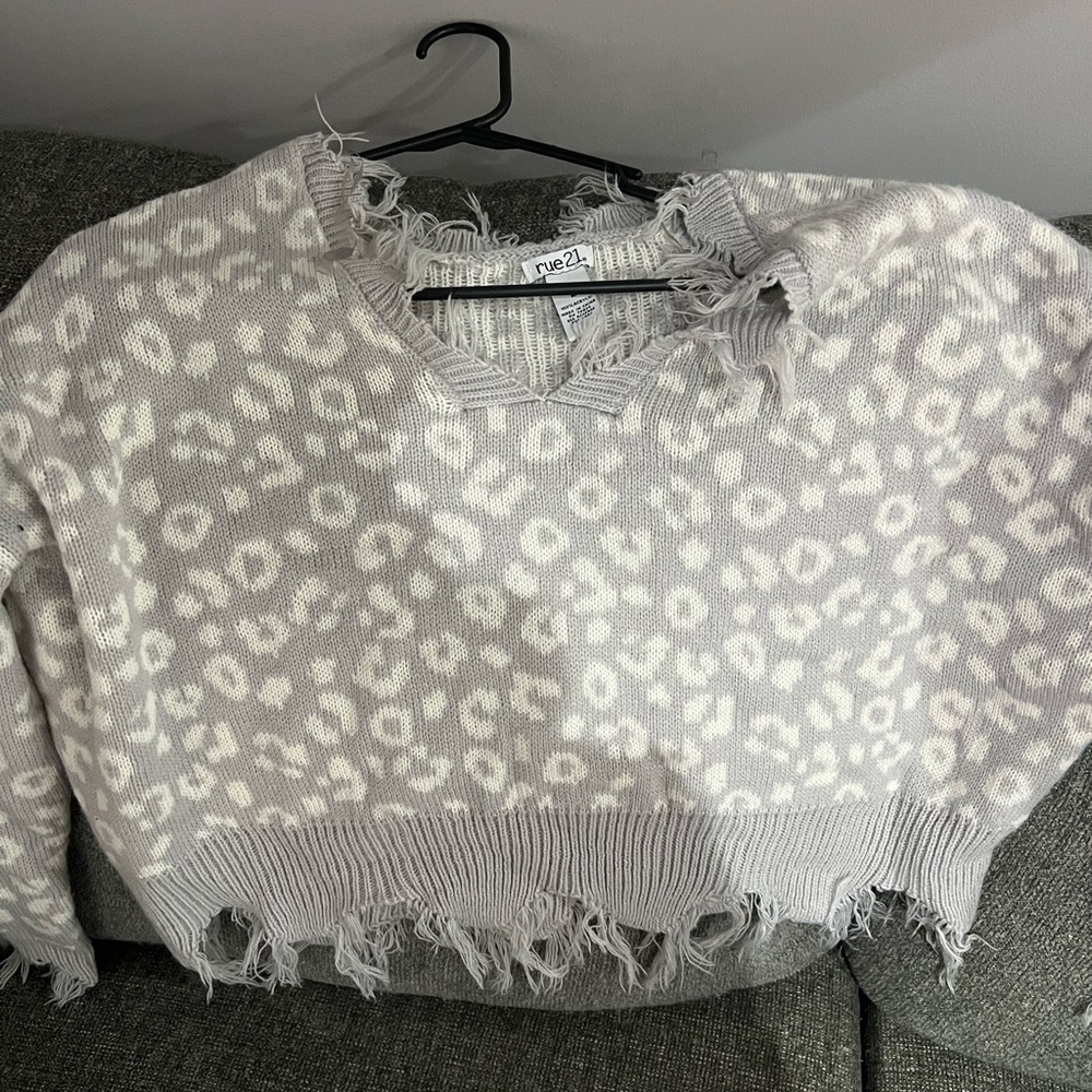 Cheetah sweater